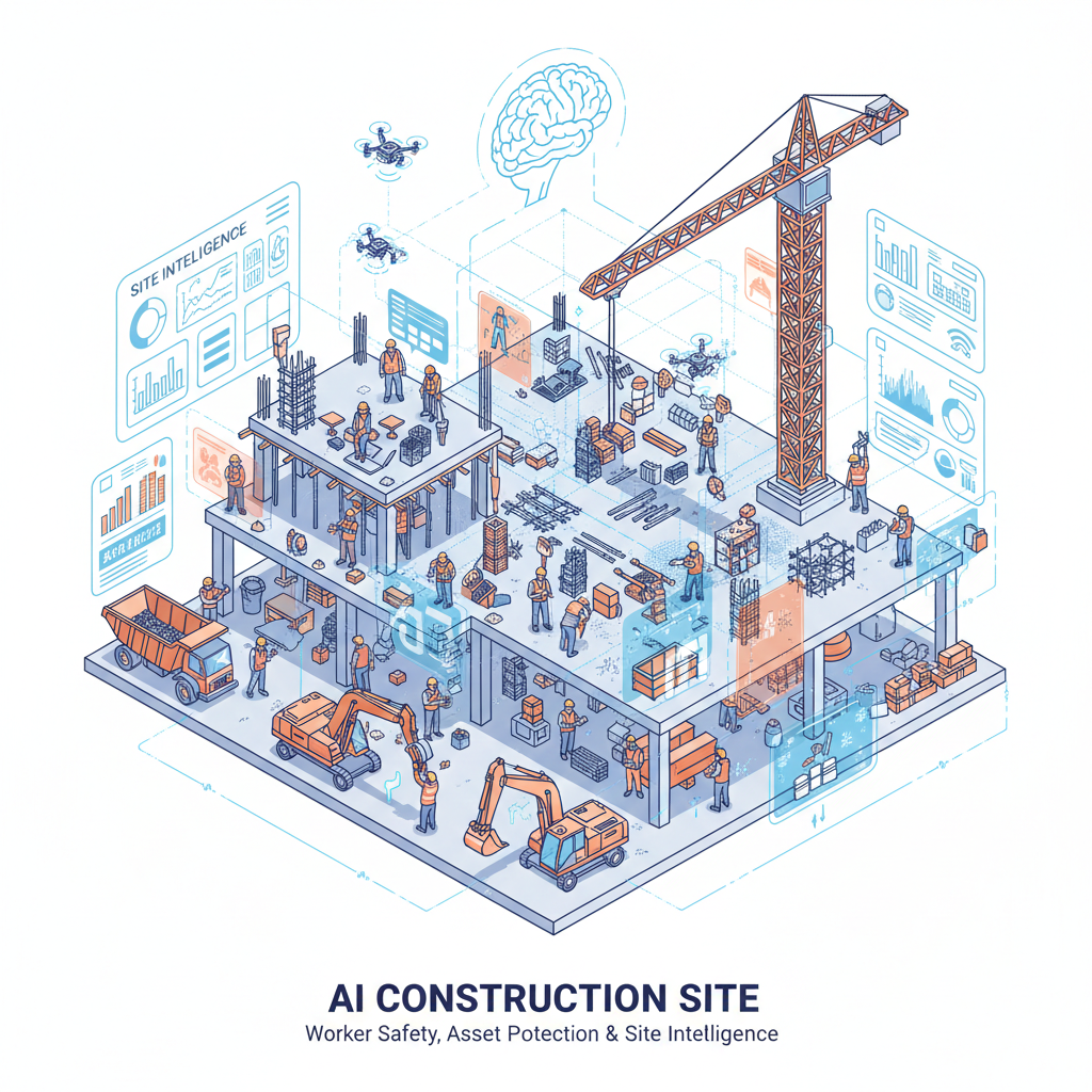 AI Construction Site Surveillance